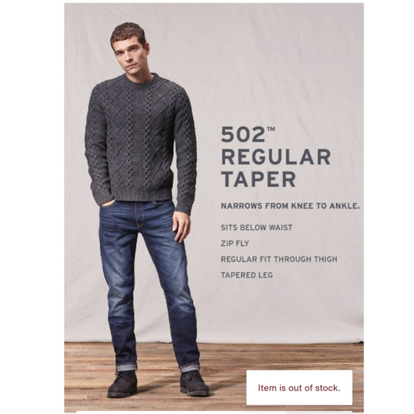 Levi's Other - NWT Levi's Premium regular taper jeans sz 34